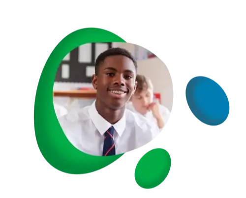 Happy student photo